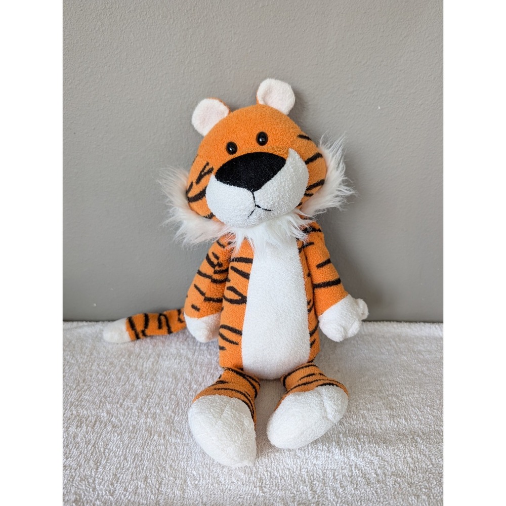 Circo Calvin and Hobbes Tiger Stuffed Animal Plush Toy Orange Floppy Target Vtg